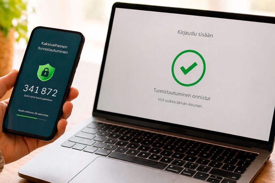 Kaksivaiheinen tunnistautuminen (2FA) Worpdressiin meneillään